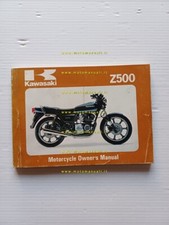 KAWASAKI Z 500 1980 manuale uso originale moto inglese owner's manual
