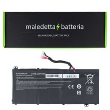 Batteria Nero 11,4 V 4605 mAh SOSTITUTIVA Acer AC14A8L,