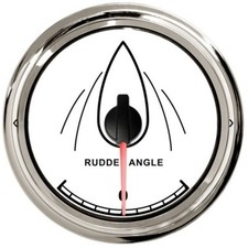 INDICATORE ANGOLO DI BARRA 12/24V BIANCO 0-190 O ACCESSORI NAUTICA