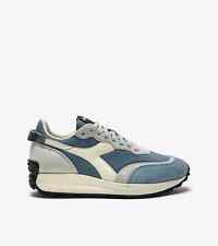 Scarpe Sneakers Diadora Race nyl Donna tg 36 Camoscio e nylon blue