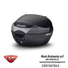 BAULETTO SHAD SH33 NERO SCOOTER MOTO PIASTRA UNIVERSALE Press Lock System