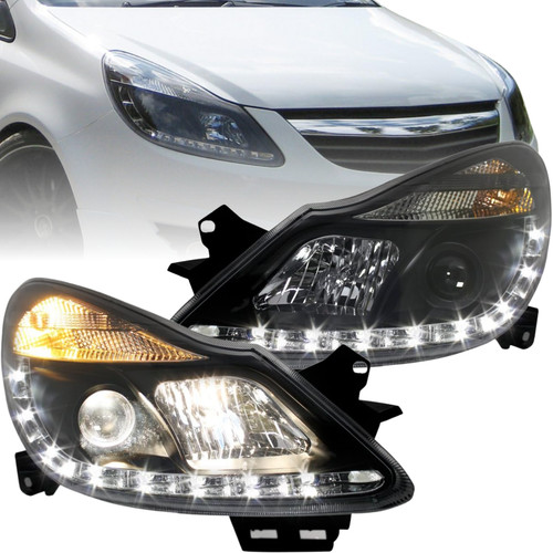 Kit fari led neri per - led,