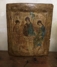 🌈 Antica icona dipinta su