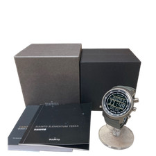 Suunto Elementum Terra Stealth Grigio Cinturino Gomma GPS Altimetro Usato Giappone