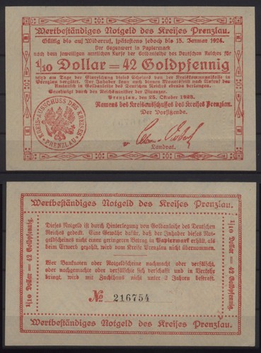 27183 gold notgeld - [27183], gold-notgeld