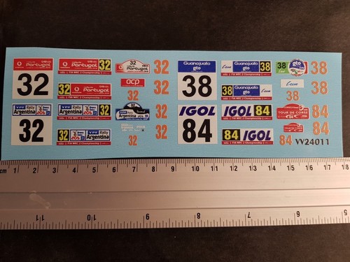 Decals plaques rallye - decals,