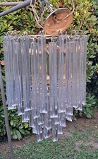 Lampadario di Murano triedri "venini" CHANDELIER