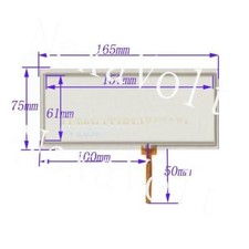Touch screen 7 pollici 4 fili