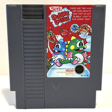 Bubble Bobble (Nintendo NES, 1988) cartuccia gioco autentica testata e funzionante
