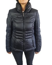 Piumino corto geox donna nero - piumino,