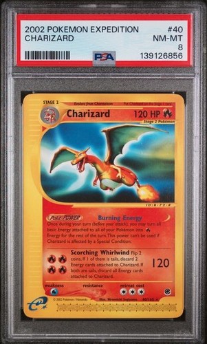 Pokemon charizard psa8 english - pokemon,