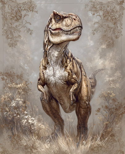 Dinosauro giovane dalla - , coda