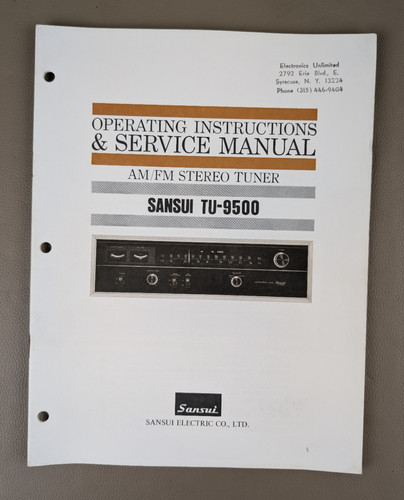 Sansui 9500 sintonizzatore - tu-9500,