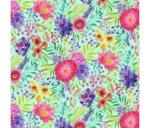 Fat quarter blanks anisa fiori - quarter,