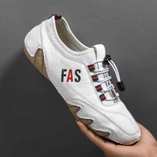 scarpe Uomo sneakers Pelle estive Sportive mocassini Fashion leggere