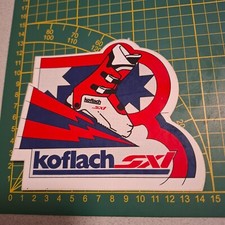 adesivo vintage STICKER kleber scarponi sci ski koflach