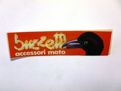 Vecchio adesivo moto - adesivo, old