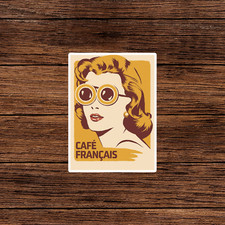 Vintage French Café Woman