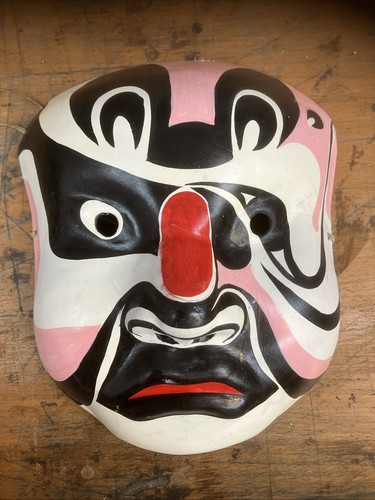 Maschera cinese cartapesta - maschera, in