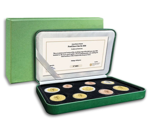 Coffret proof irlande 2026 - be,