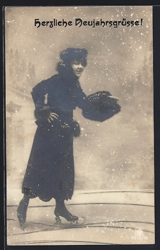 Cartolina giovane donna - donna, in