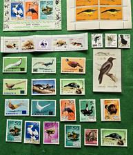 COLLEZIONE FRANCOBOLLI  N°38  UCCELLI FAGIANI STRUZZI ANATRE TACCHINI LOTTO 6