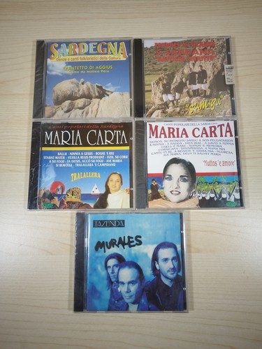 Lotto musica sarda - cd,