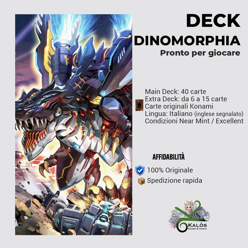 Yugioh mazzo deck - mazzo, dinomorfia