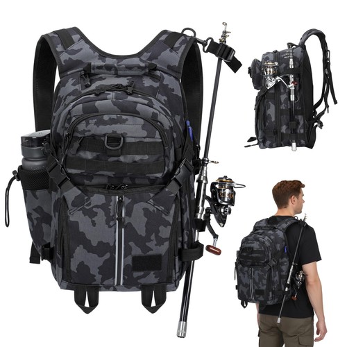 Gkstly 40l zaino pesca con - da,