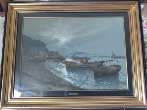 Dipinto olio tela firmato - dipinto, su