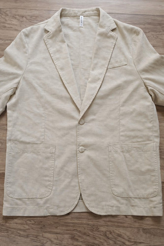 Blazer uomo beige 4xl leggero - blazer,