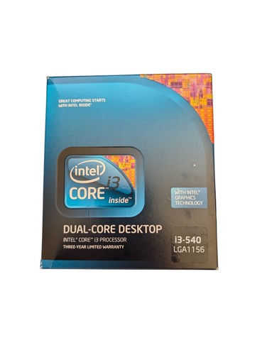 Cpu desktop intel core - intel, i3-540