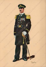 Guardia Finanza Maresciallo maggiore mare divisa invernale DEGAI Cartolina