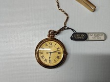 SEIKO GOLD PLATED POCKET WATCH