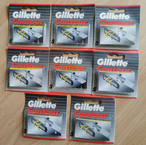 Pack lames gillette - gillette, contour