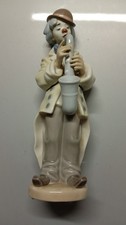 Lladro Clown triste con sassofono porcellana Lladro