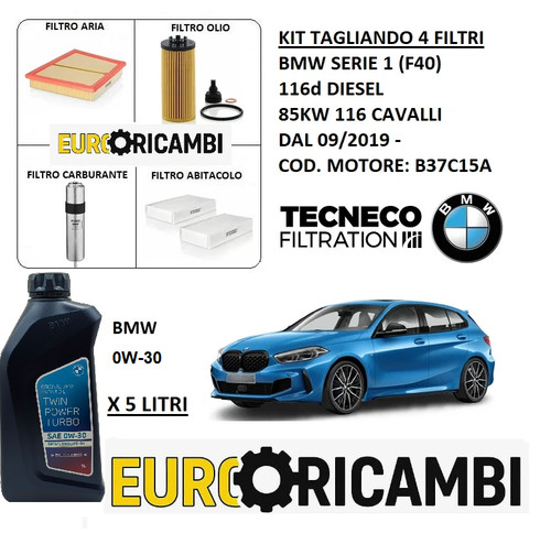 Kit tagliando filtri olio - kit, 4