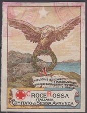 ER8454 Erinnofili Solidarietà: Croce Rossa Sessa Aurunca ND