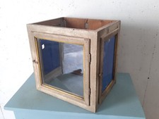 VETRINA ESPOSITORE CON VETRI E LACCATURA ORIGINALE DELL'EPOCA ANNI 40-50