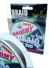 TRECCIATO OLYMPUS BRAID SAIOMY 150 M GREY NIGHT FILO PESCA SPINNING JIGGING