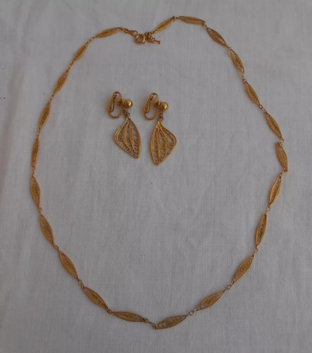 Demi parure trifari collana - parure,