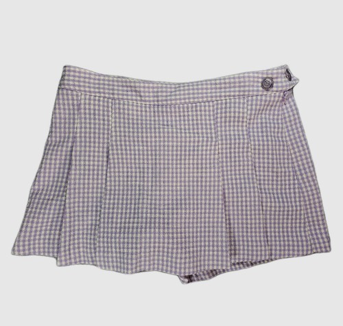 Zara viola bianco gingham - zara,