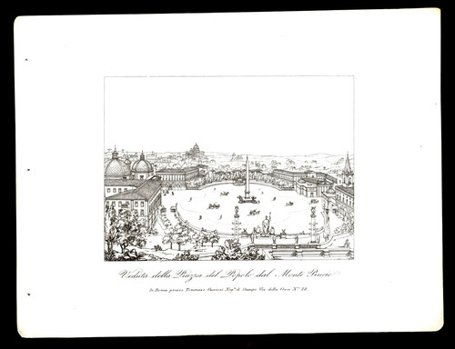Piazza del popolo dal - del, pincio