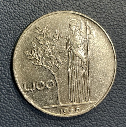 Moneta 100 lire italiana - moneta,