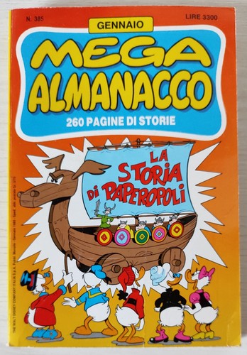 Mega almanacco topolino 385 - almanacco, n.385