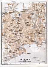 Palermo 1934 picc. piantine di