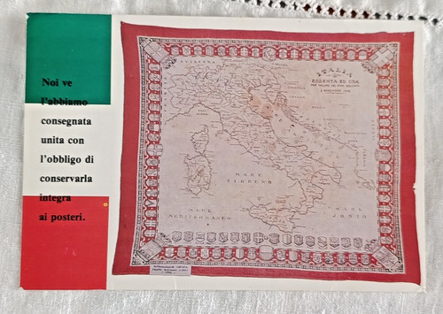 Cartolina italia una - italia, redenta