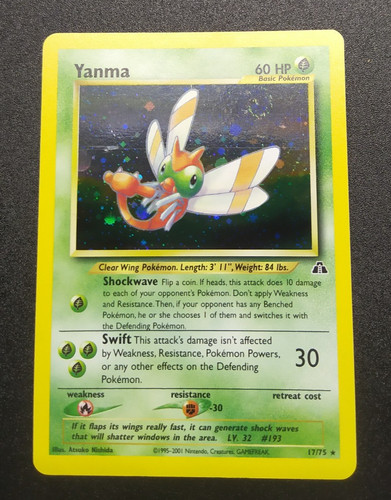 Yanma neo discovery17 holo - neo, discovery17/75