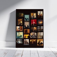 Night Apartment Windows Wall