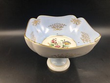 Centrotavola alzatina soprammobile vaso porcellana vecchio Limoges fiori Oro